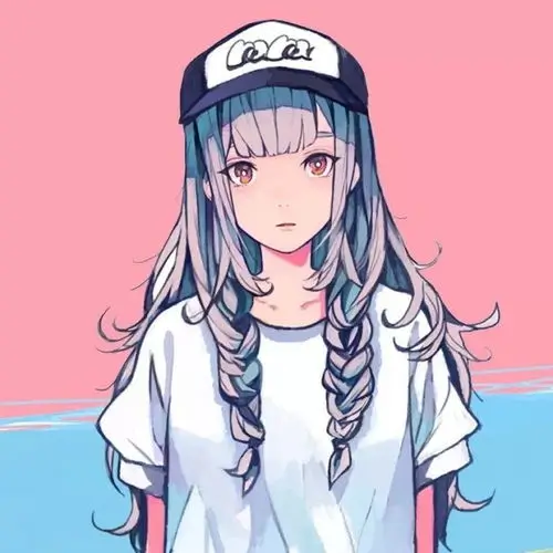 动漫女生头像 - 阳光笑容元气少女